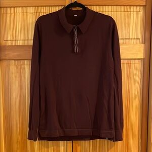 Lululemon Men’s size Large Collared Long Sleeve Shirt